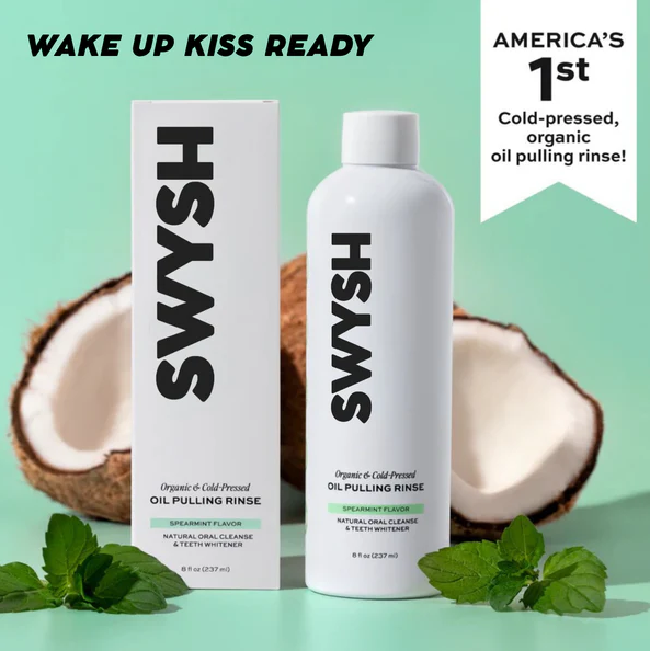 100% Organic Spearmint Oil Pulling Rinse