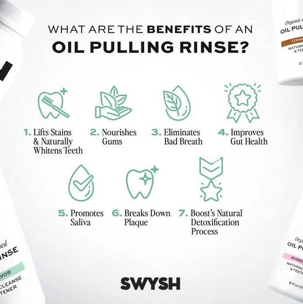 100% Organic Spearmint Oil Pulling Rinse