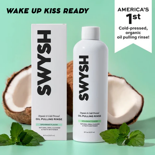 100% Organic Spearmint Oil Pulling Rinse